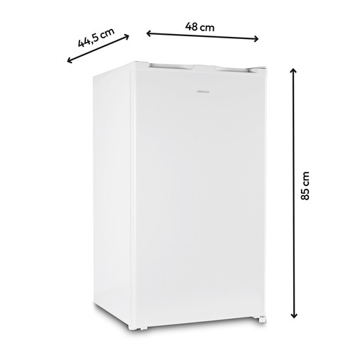 MEDION Kühlschrank mit Eiswürfelfach 90L (80L+10L) 85cm 39dB 85kWh/Jahr weiß E - Bild 4 von 8