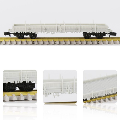 Evemodel N Scale 1:160 Unassembled Unpainted 40' Low-side Car Model Wagon - Picture 3 of 6