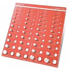 Square 44 Nut and Bolt Thread Checker, Thread Checker, Bolt Size and Thread G...