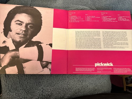 JOHNNY MATHIS - The Collection 12” Vinyl Double Album LP Record Hallmark Vg+ - Picture 2 of 3