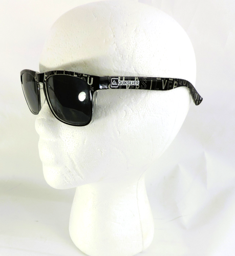 QUICKSILVER ITALY quadratische Sonnenbrille Damen Jugend Jugendliche schwarzes Gestell graue Gläser - Bild 2 von 13