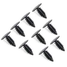 100 Pcs Bumper Clips Auto Car Hole Plastic Rivets Fastener Fender Push Pin 8mm