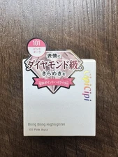 CipiCipi Bling Highlighter 101 Pink Aura – Jelly Glow – Viral J-Beauty – NIB