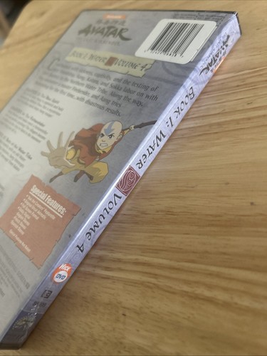 Avatar: The Last Airbender - Book 1: Water - Vol. 4 (DVD,2006) NEW Authentic US - 第 5/6 張圖片