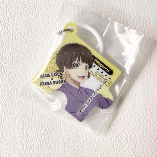 Kura Sushi Blue Lock Bikkura Pon, sign charm, Meguru Bachira - Picture 1 of 2