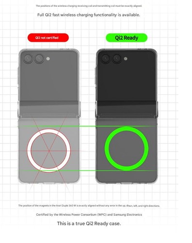 Araree Duple 360M {GALAXY Z Flip7} Phone Case Magsafe Magnetic Hinge Protection - Picture 4 of 11