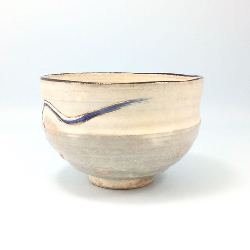 Kyo-Yaki Matcha Bowl Fujin φ4.8×H3.3in W/ Wooden Box by Yoshizo Tea Utensils FS - Picture 6 of 12