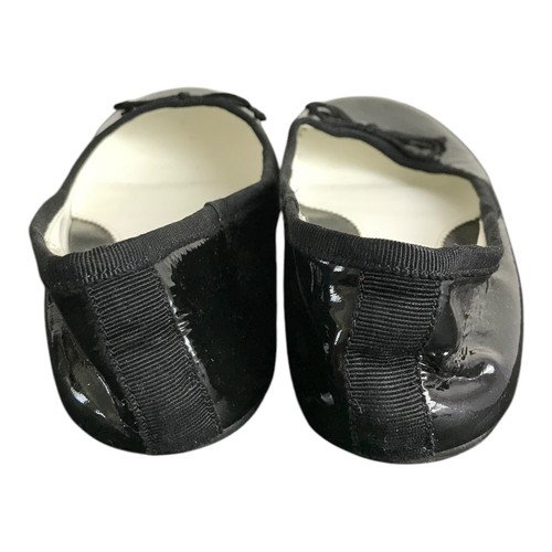 Nordstrom Ballerinas Mädchen US13 Little Kid glänzend schwarz Lackleder Dress Up - Bild 6 von 7