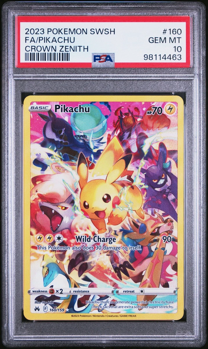 Secret Rare Pikachu Pokémon TCG Grade 10 Individual Collectible