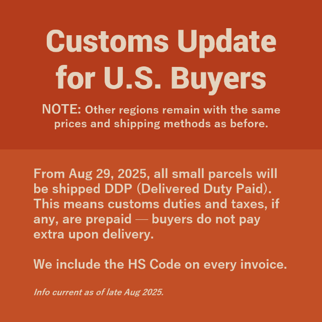 Check About Us for duty info.