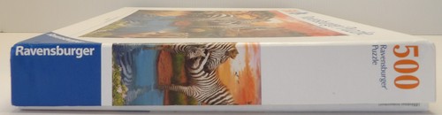 Ravensburger 500 piece Zebras at Waterhole Jigsaw Puzzle - Picture 5 of 6