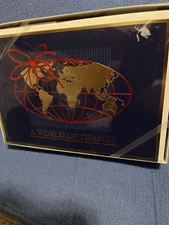 Business Holiday Thank You cards- Box of 20 Foil Design cards w/envelopes NIB!!