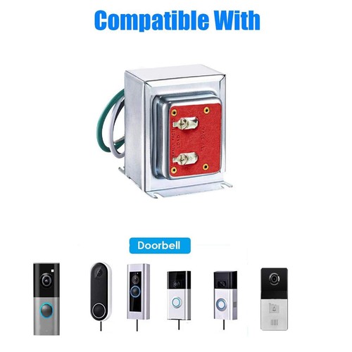 16v 30va Doorbell Transformer Compatible with Ring Video Doorbell Pro, Nest H... - Picture 2 of 6