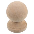  Gardinenstangen-Endstücke Aus Holz Unvollendeter Holzabschluss Zum Basteln