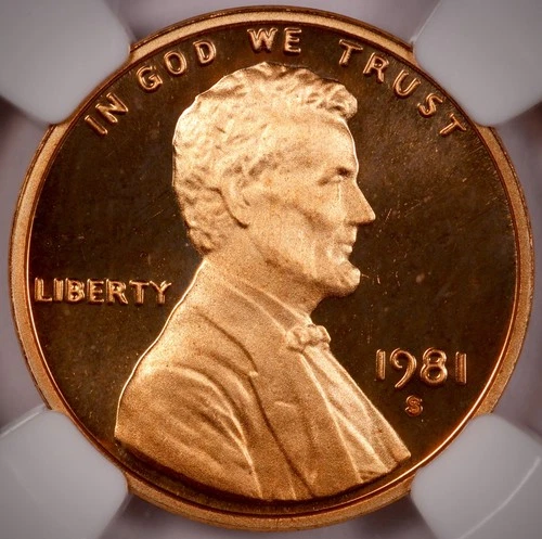 1c 1981 S Lincoln T1 Type 1 - NGC PF69 RD UC