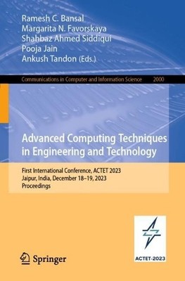 Advanced Computing Techniques in Engineering and Technology b... - 9783031541612