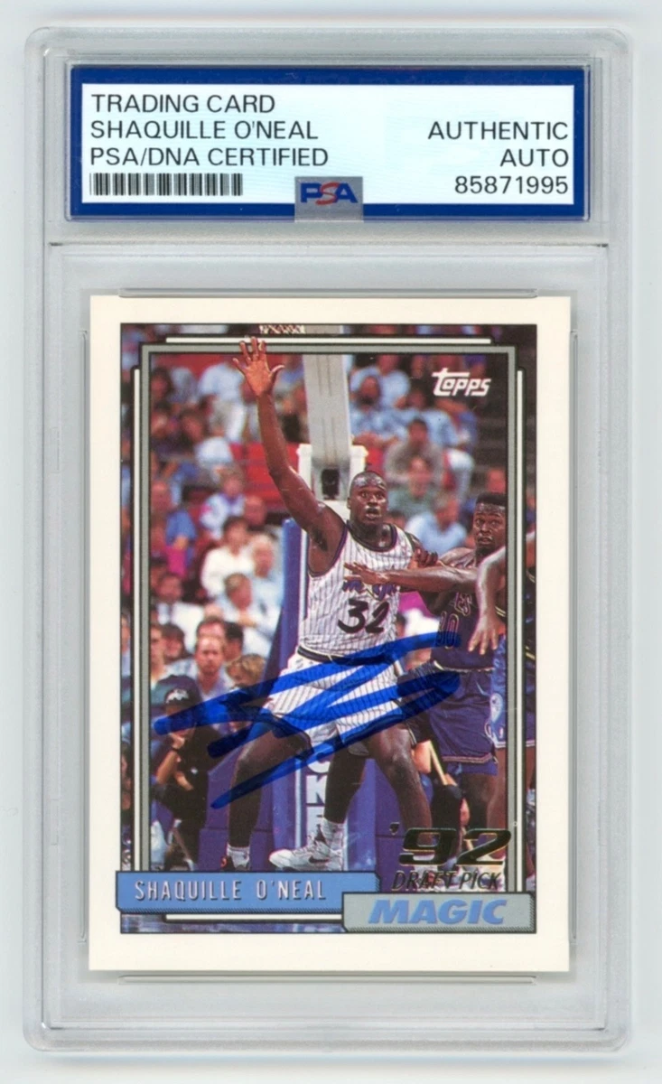 その他 NBA Autograph Card Shaquille O'neal Shaquille O'Neal Autographed Basketball Trading Cards for sale | eBay