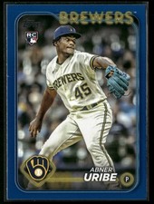 2024 Topps #310 Abner Uribe Royal Blue
