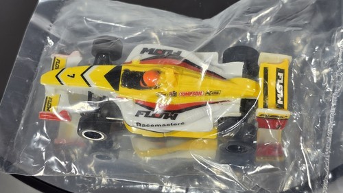 'Baggie' AFX TOMY MEGA G PLUS #7 F1 INDY Flow Racemasters White Yellow Red Black - Picture 12 of 12
