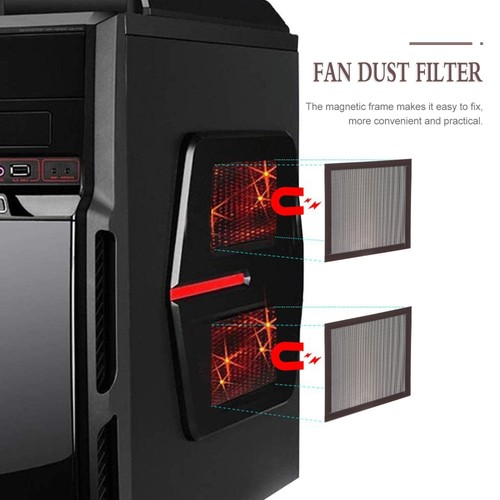 5pcs PC Kühler Filter Bildschirm Fan Filter Net Feine PVC Mesh Filter - 第 12/12 張圖片