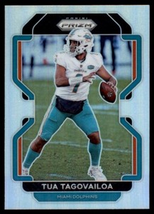 2021 Panini Prizm Silver Tua Tagovailoa Miami Dolphins #107