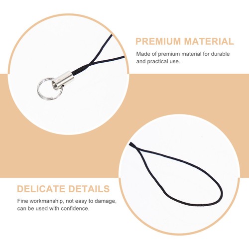 200 Pcs Mobile Phone Lanyard Accessories Charm Cord Lanyards Cell Straps - Zdjęcie 10 z 12
