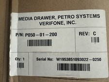 VERIFONE P050-01-200 MEDIA SLOT CASH DRAWER WITH TILL FOR TOPAZ/RUBY …NEW