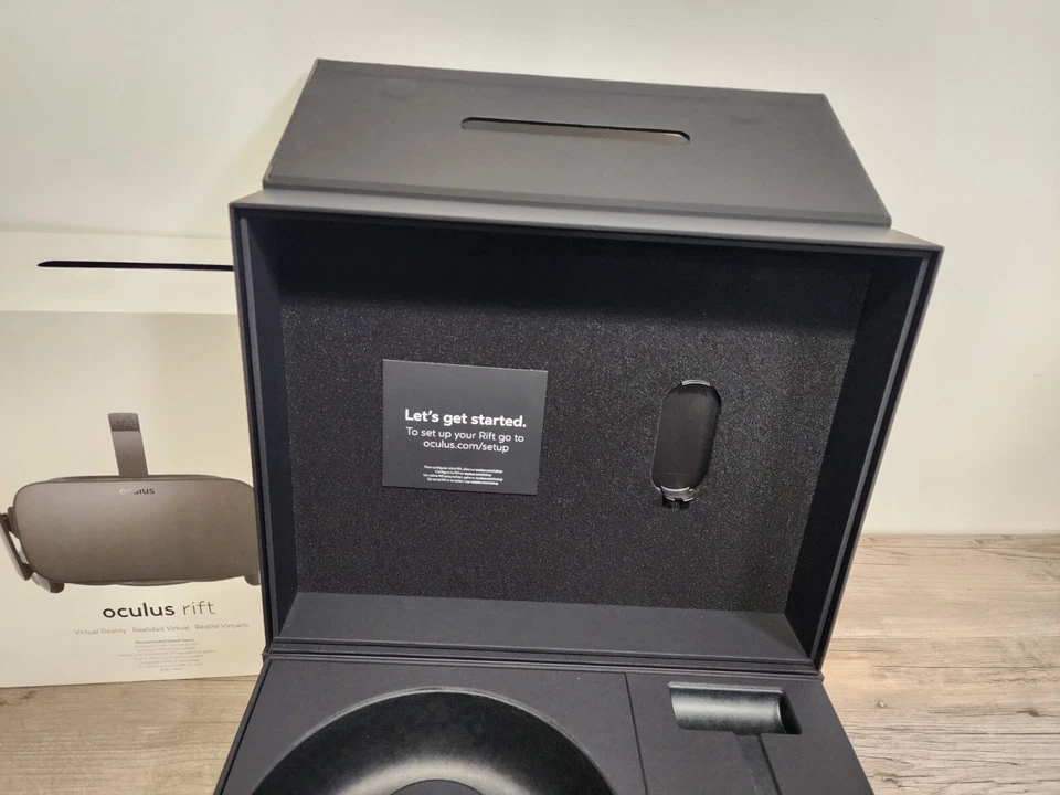 *BOX ONLY* Meta Oculus Rift CV1 Virtual Reality Headset - Black Windows Version - Image 4 of 4