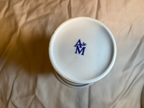AdeM Alexandra De Markoff White & Blue Ceramic Vase - Picture 5 of 5