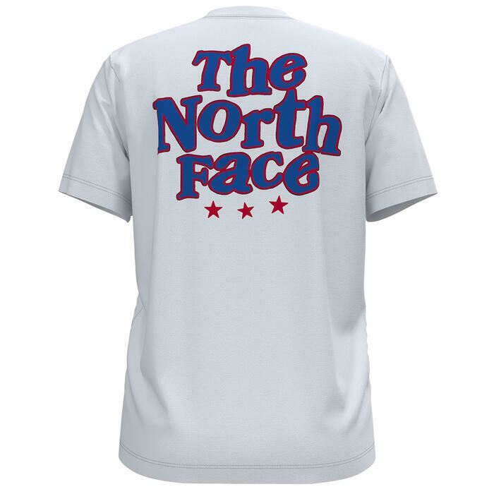 【海外限定.在庫残りわずか】The North Face Explore T-Shirt The North Face Crew Neck White USA T-Shirt Never Stop