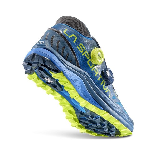 La Sportiva Jackal II BOA Men's Trail Running Shoes, Storm Blue/Lime Punch, M43 - Picture 8 of 8