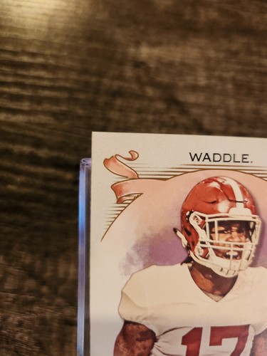 JALEN WADDLE ALABAMA 2021 ALLEN & GINTER ROOKIE SP RC Dolphins - Picture 3 of 14