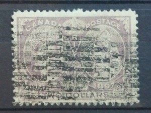 Canada-1897-Queen-Victoria-039-s-Diamond-Jubilee-Mi-50-Scott-62-2-dollars-used