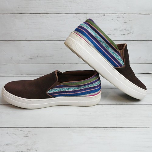 Roper sneaker slip-on donna taglia 9,5 marrone scamosciato Darcy usate - Foto 6 di 8