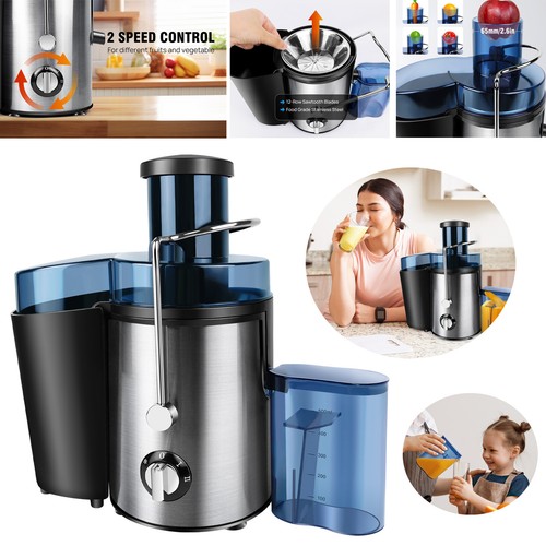 Entsafter Gemüse und Obst Juicer 500ml mit Großer Einfüllschacht 2 Modus Profi - Bild 2 von 13