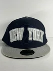 New Era 59Fifty 美国职棒大联盟纽约洋基队男式合身棒球帽 - 蓝色/灰色