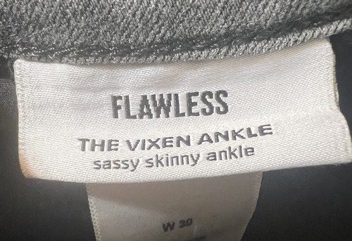 Joe's Jeans Flawless The Vixen Ankle Sassy Skinny Brie dunkelgrau distressed 30 - Bild 5 von 5
