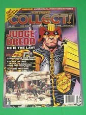 TUFF STUFF'S COLLECT! MAGAZINE JUDGE DREDD AUGUST 1995 DINOTOPIA LENTICULAR!