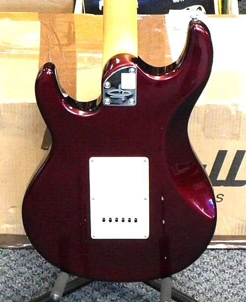 2005 OLP MM4 Music Man Silhouette HHS Licensed By Ernie Ball! Candy Apple Red!!!