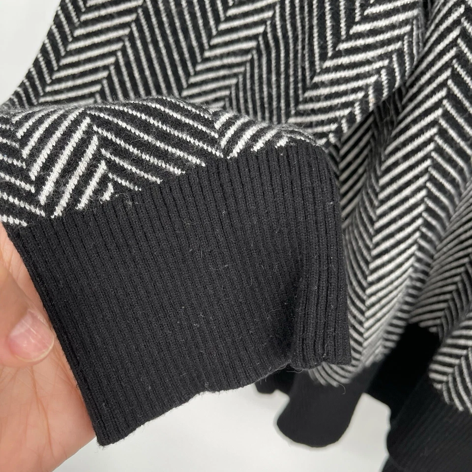 Joie Chevron Striped Hooded Hoodie Sweater Sweatshirt Size 2X Comfy Loungewear - Image 3 of 4