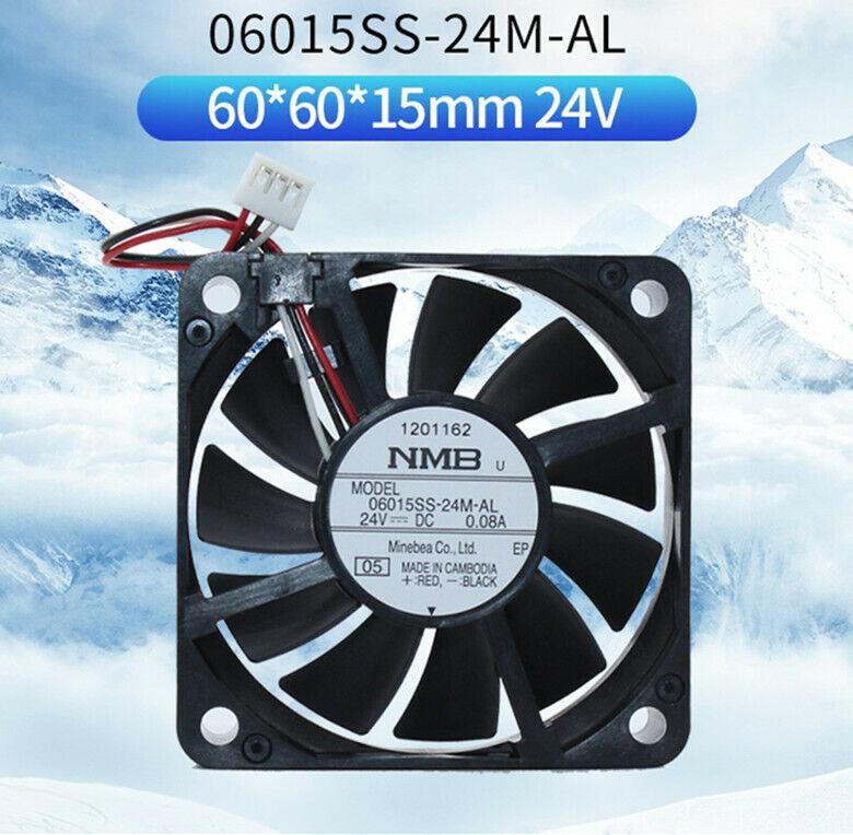 NMB 06015SS-24M-AL 6015 Fan 24V0.08A 6cm Inverter Cooling Fan