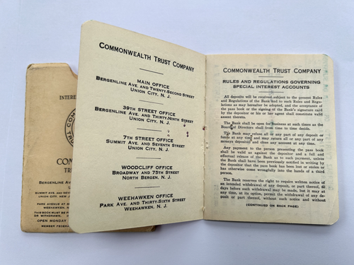 OLD COMMONWEALTH TRUST COMPANY SAVINGS BOOKLET - Picture 2 of 7