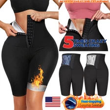 Sauna Leggings for Women Sweat Pants High Waist Compression Shorts Slimming Hot