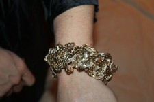 Vintage Dance Costume Sequined Scrunchy Hair Band Elastic Arm Band
