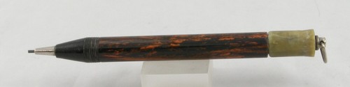 Eagle Pointer Red Mottled Hard Rubber 1.1mm Ringtop Pencil - 1920's - Picture 4 of 4