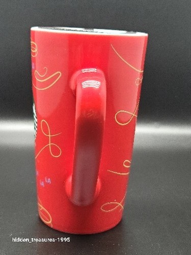 Starbucks Fa La La La 14 fl oz Tumbler Coffee Mug Red With Cap - Picture 3 of 10