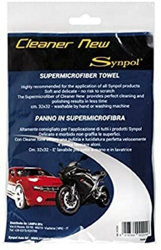 Panno per pulizia lucidatura lavaggio auto moto in microfibra Synpol cleaner m - Foto 2 di 3