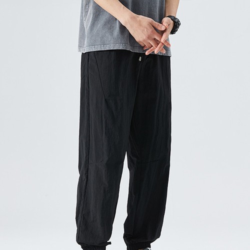 Men Cargo Sweatpants Loose Quick Dried Ice Silk Pants Trouser Sports Streetwear - Picture 27 of 42