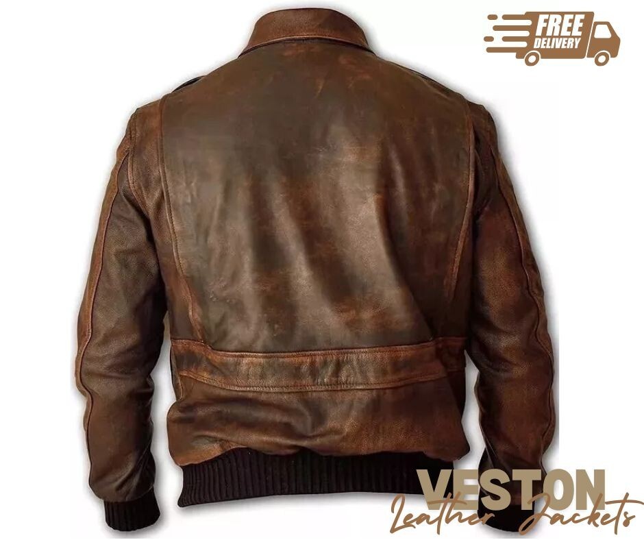 ジャケット・アウター A-2 real leather bomber jacket 3051a_002.jpg