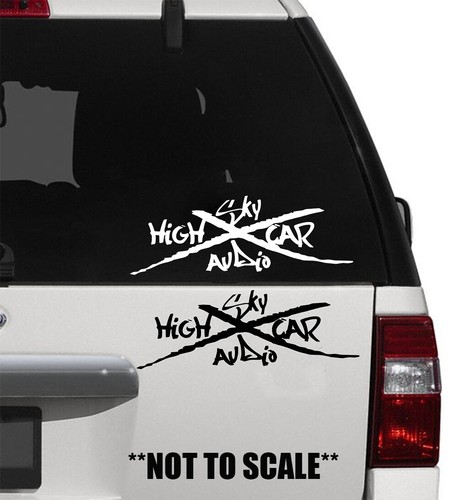 Car Home Audio Design #27 sticker VINYL DECAL Car Home Audio - Picture 2 of 11